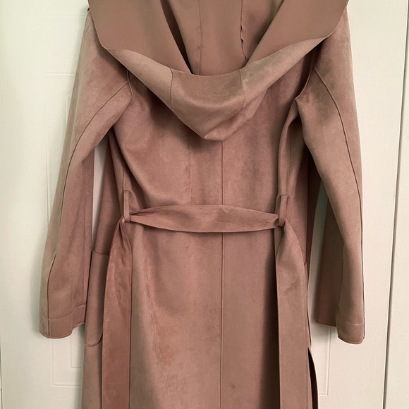 Zara rose suedelike  trench - Picture 5 of 7